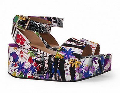 Sandalias floral de Paruolo